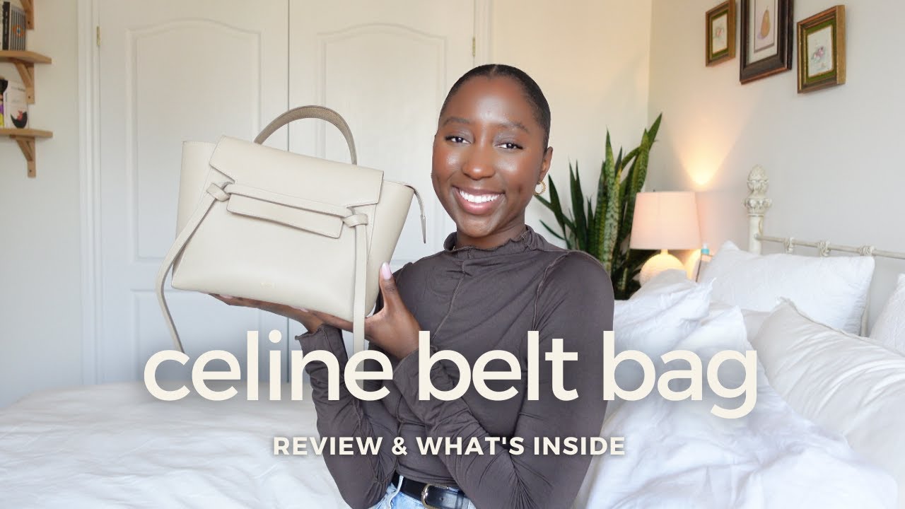 Celine Micro Belt Bag Review | What Fits Inside / Work Bag?