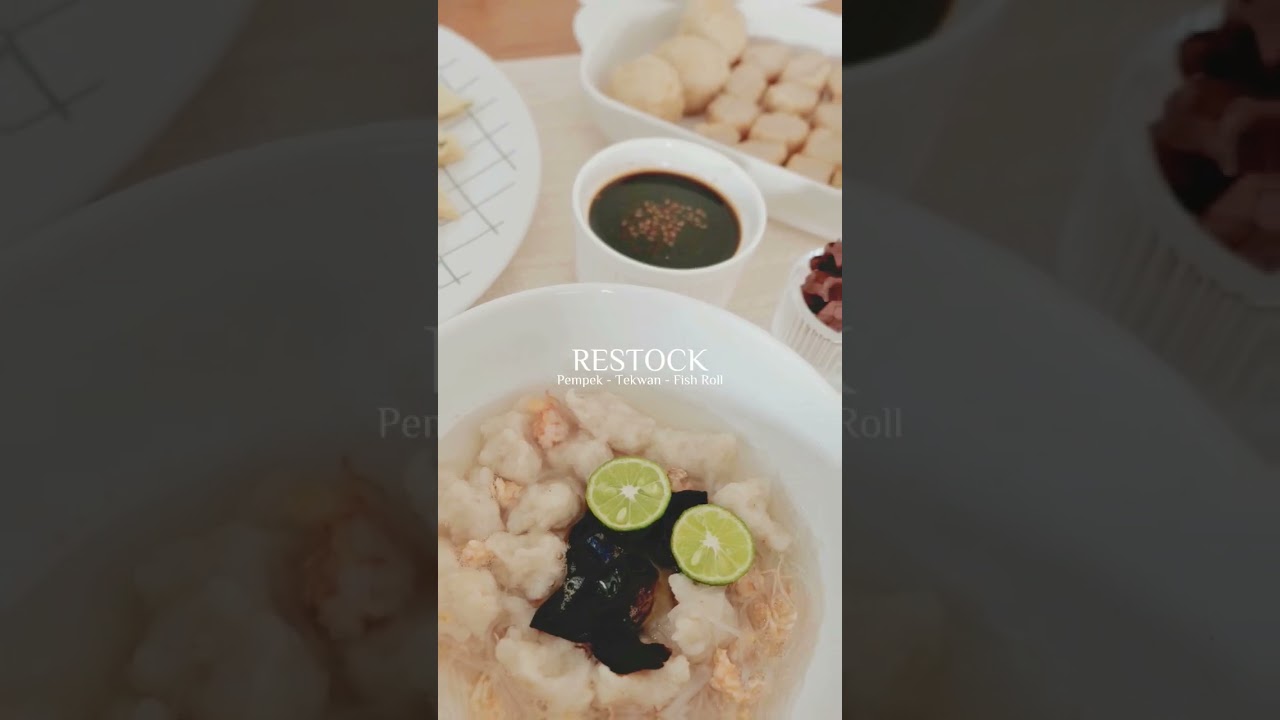 PEMPEK - TEKWAN - FISHROLL 🤤 #jajananmurah  #kulinernusantara
