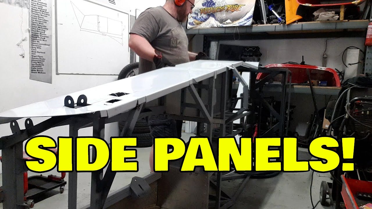SIDE PANEL FUN!!  Locost 7 Kit Car FULL BUILD!! - Episode 45 - (Project 7-UP)