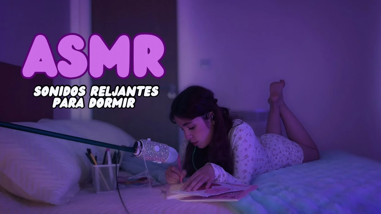 ASMR Relajate conmigo mientras me relajo escribiendo (Para Domir Profundamente)
