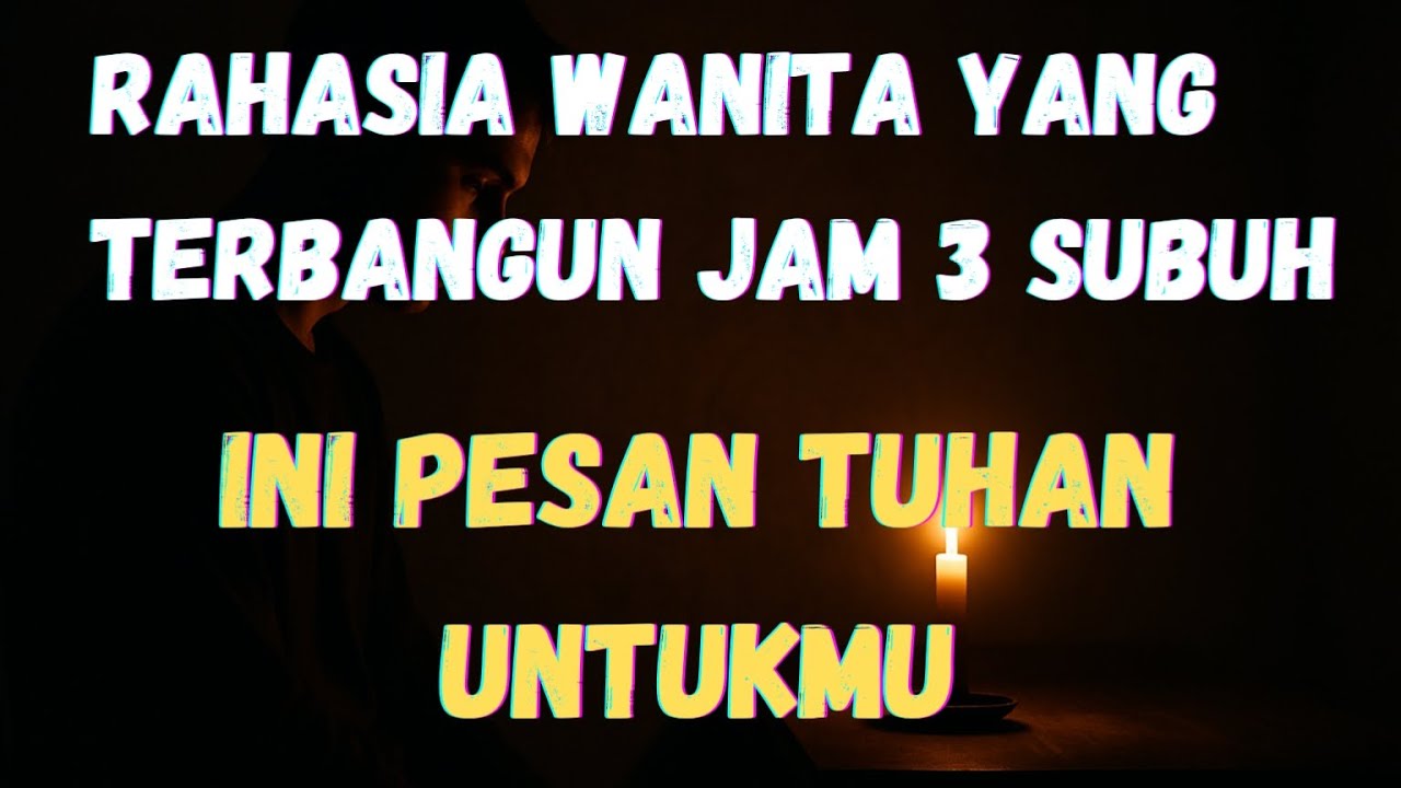 Kenapa Wanita Sering Terbangun Jam 3 Subuh? Ternyata Ini Pesan Tuhan Untukmu