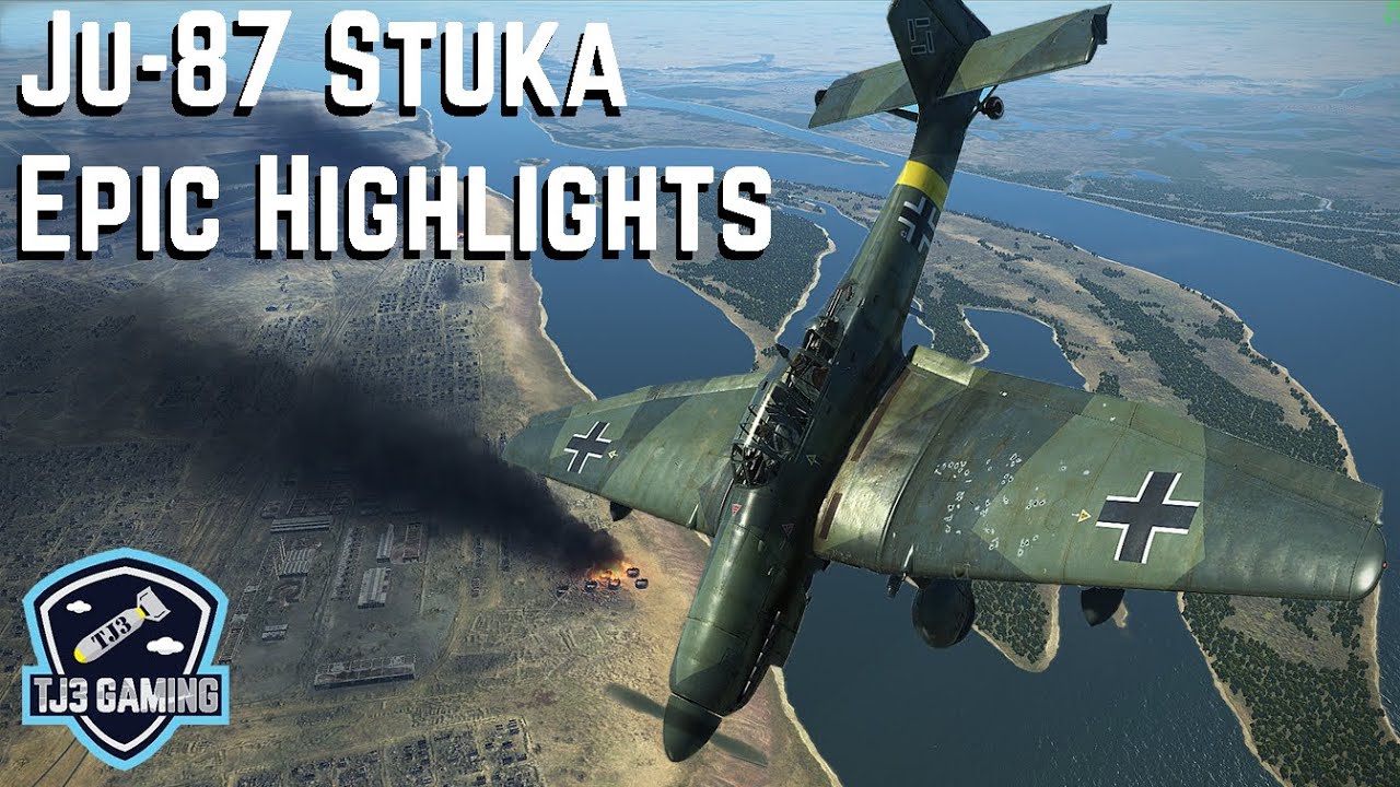 Ju-87 Stuka Dive Bombing Highlights! - WWII Combat Flight Sim IL-2 Sturmovik Great Battles V5