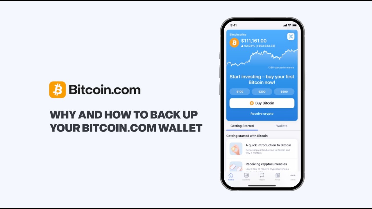 Why, and How, to Back Up Your Bitcoin.com Wallet