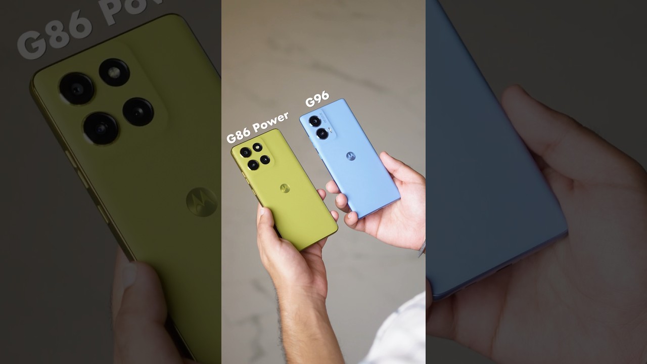 Best Moto Phone Under ₹20,000 | moto g86 Power vs moto g96