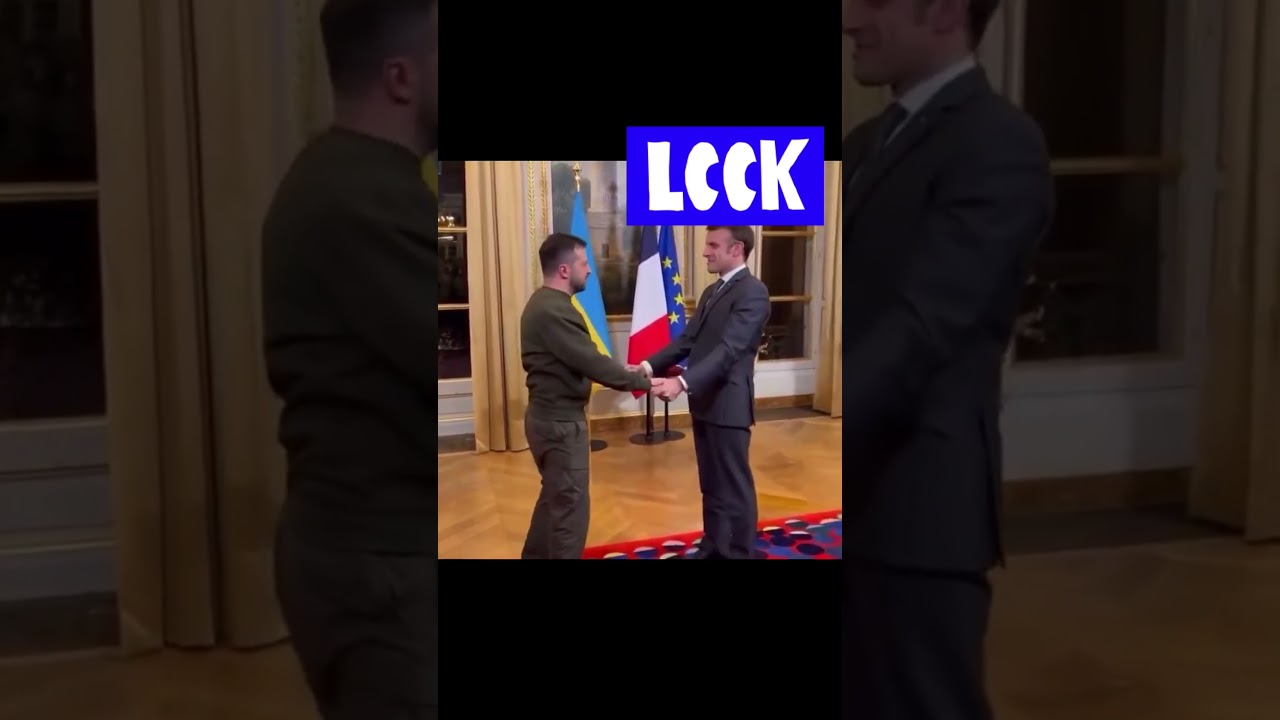 Macron - Zelensky so in love #macron #zelensky #ukraine #france #amour #love #war