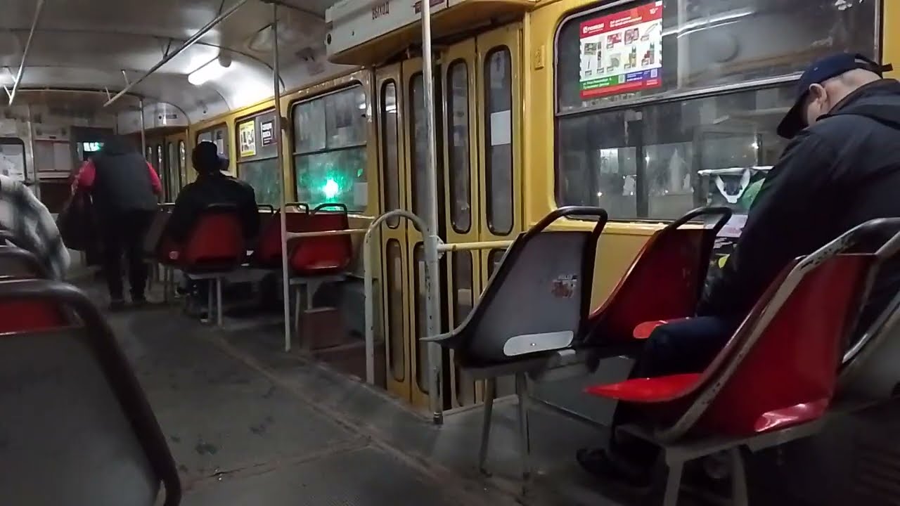 🚊Поездка на раритетном трамвае TATRA-(1982 г) г. Орёл.
