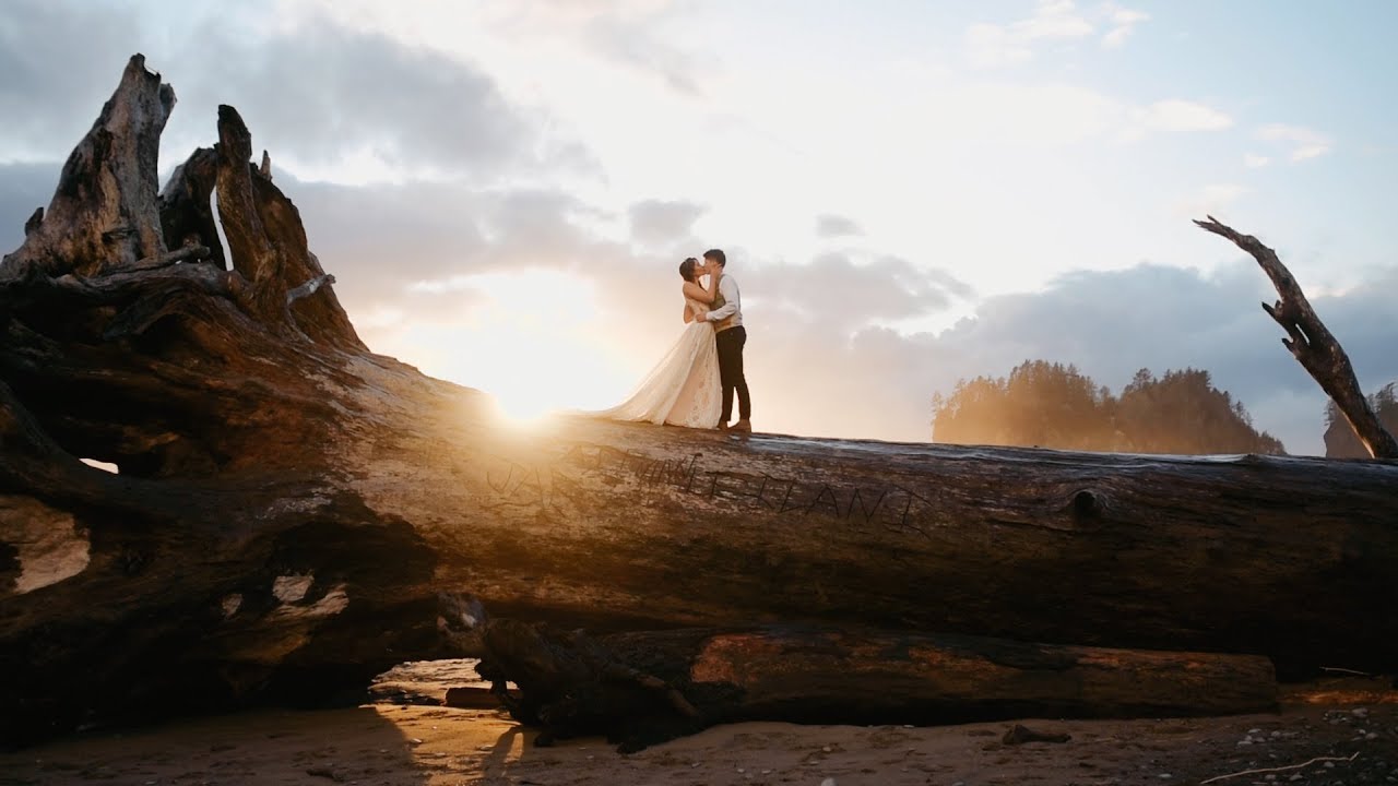 La Push Washington Elopement at First beach