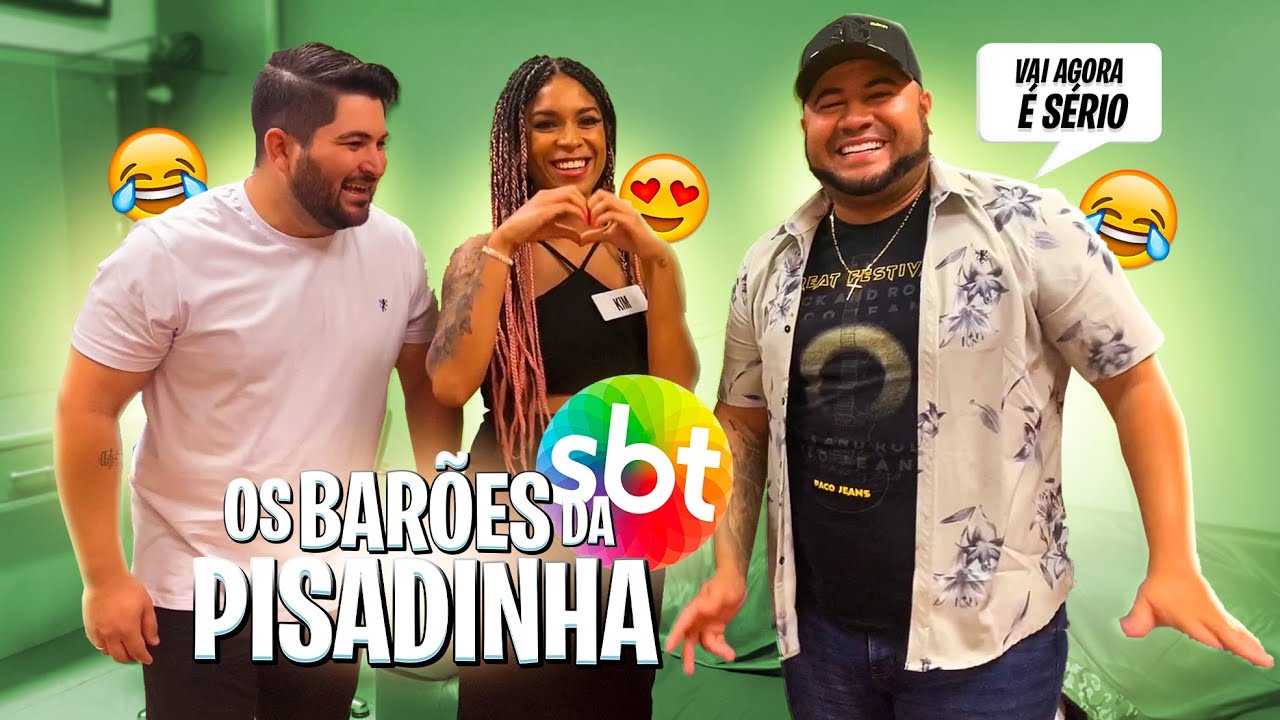 Minha Primeira Vez no SBT! (Encontrei os Barões da Pisadinha)