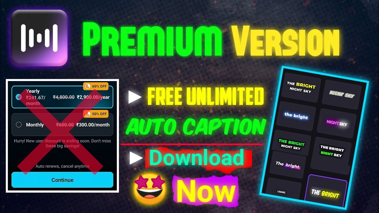 🥳 Zeemo Premium Version Download Now | How To Downlod Zeemo Pro Version | Free Auto Caption App |