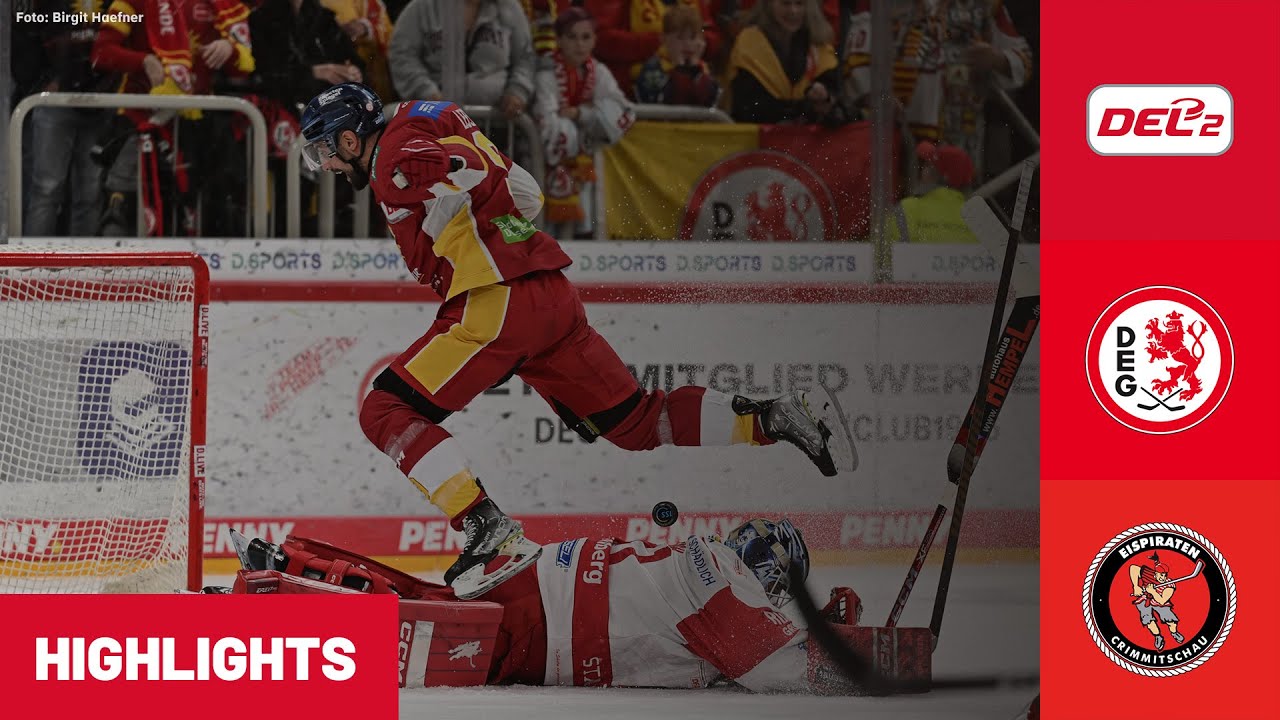 DEL2: Düsseldorfer EG vs. Eispiraten Crimmitschau | Highlights - 8. Spieltag