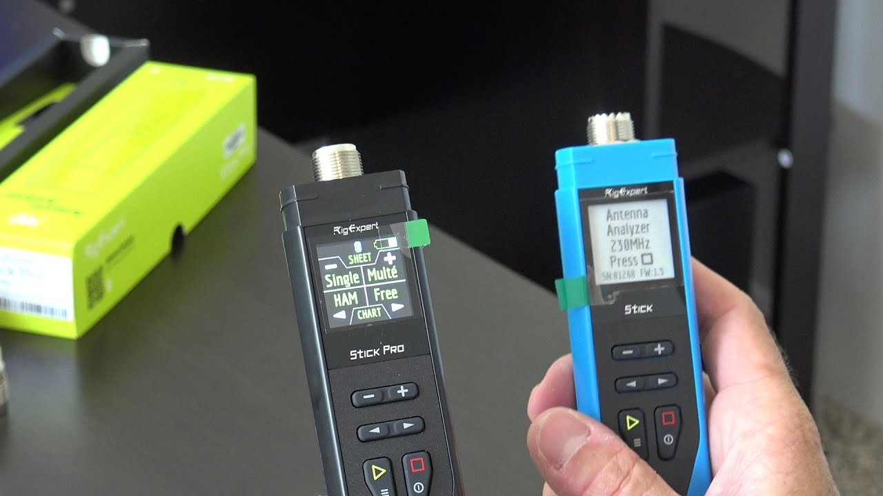 RigExpert Stick-230 and Stick Pro Antenna Analyzers, Review and Comparison