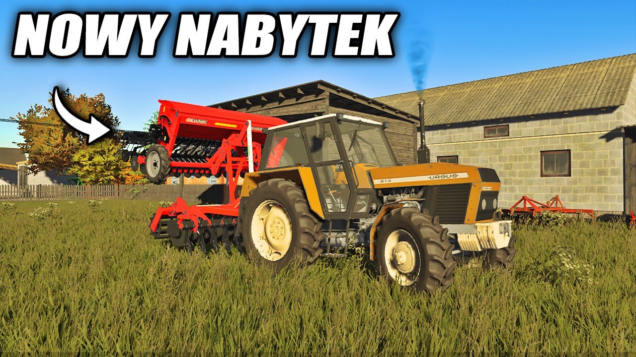 PRZYGODY WESOŁEGO ROLNIKA - ZATRUDNIŁEM PRACOWNIKA, KUPIŁEM SIEWNIK | E90 | Farming Simulator 22