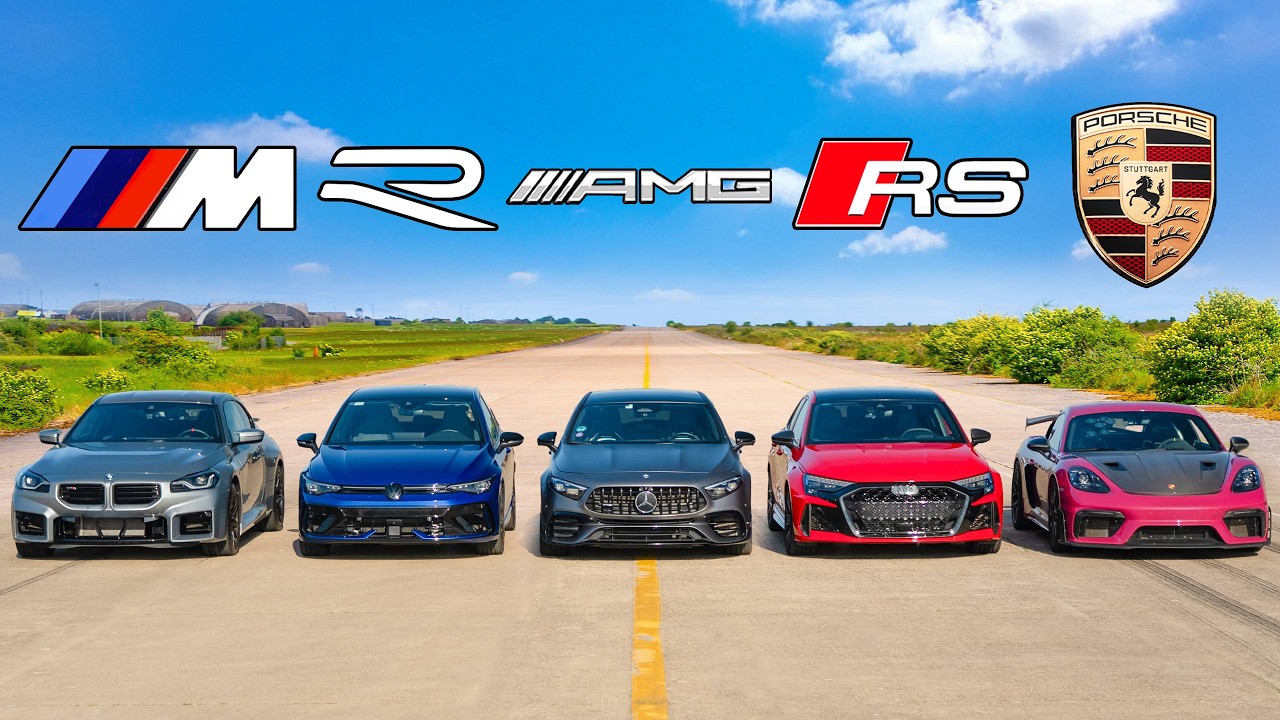 Nuevo BMW M2 vs GT4 RS vs A45 vs RS3 vs Golf R: ARRANCONES