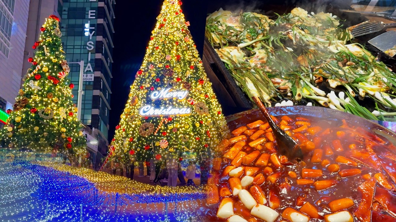 현장에서 난리 난 해운대 빛축제, 직접 찍어왔습니다! Busan Haeundae Light Festival, South Korea!
