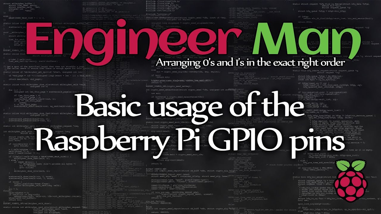 Базовое использование контактов GPIO Raspberry Pi
