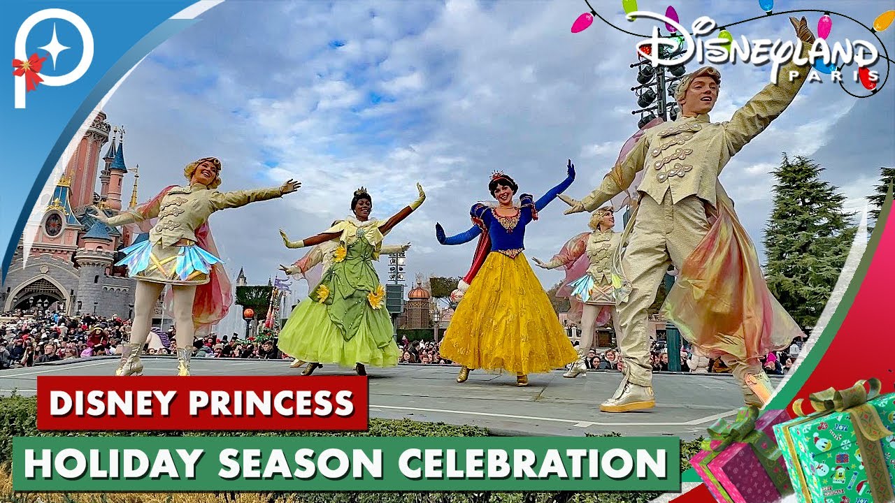 🎄 Disney PRINCESS Holiday Season CELEBRATION at Disneyland Paris Christmas Season 2025
