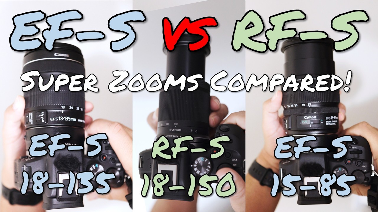 Лучшие универсальные объективы для вашего Canon R7 / R10 / R50 / R100: сравнение суперзумов!