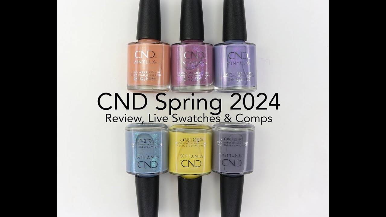 CND Across the Mani-verse Spring 2024 Collection: Review, Live Swatches & Comps
