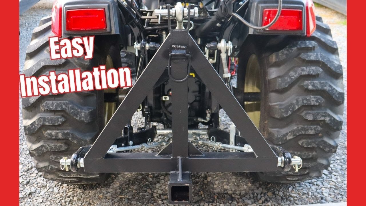Make Towing with a Tractor Easy | VEVOR 3 Point Hitch Receiver | No Drilling Installation