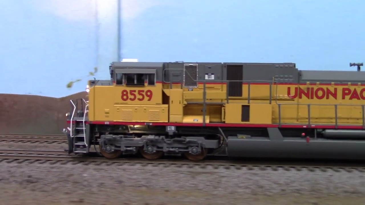 Athearn Genesis Union Pacific SD90MAC-H locomotives.