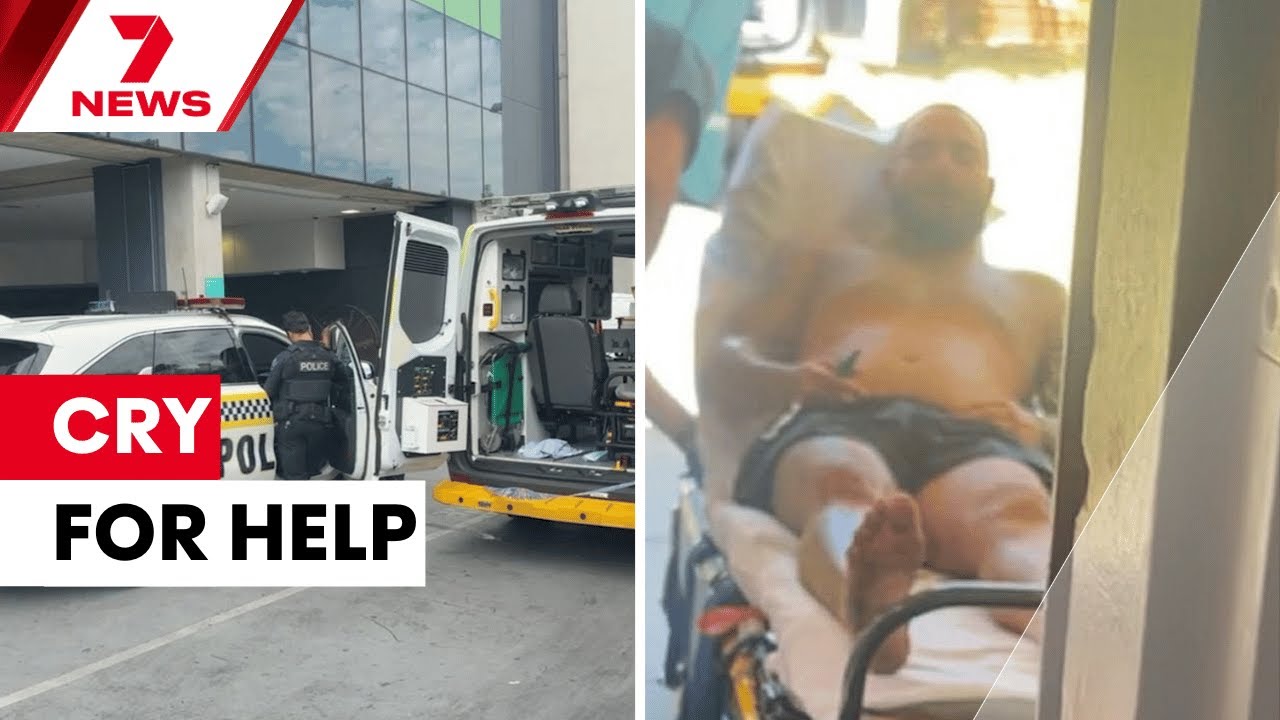 Shocking new video before Royal Adelaide Hospital ambulance attack | 7NEWS