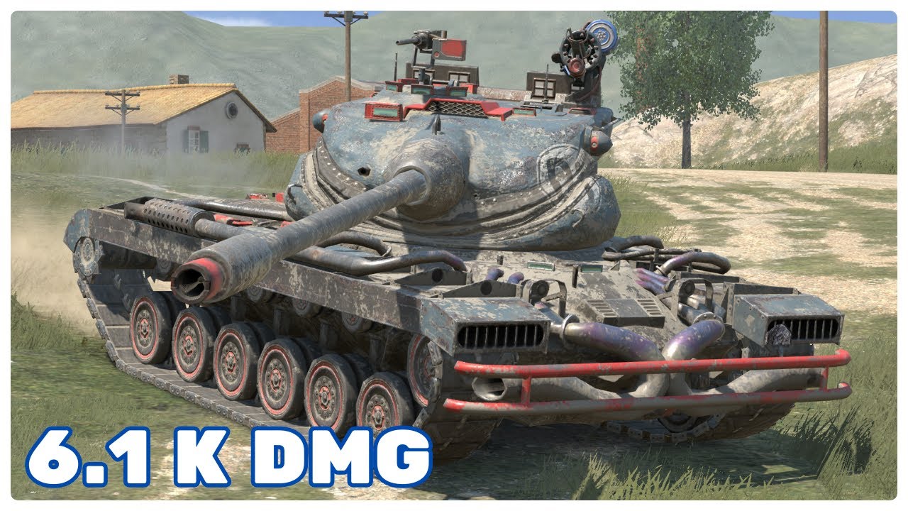 T77 Cannonball ● 6.1 K DAMAGE ● 4 KILLS ●  WoT Blitz Best Replays