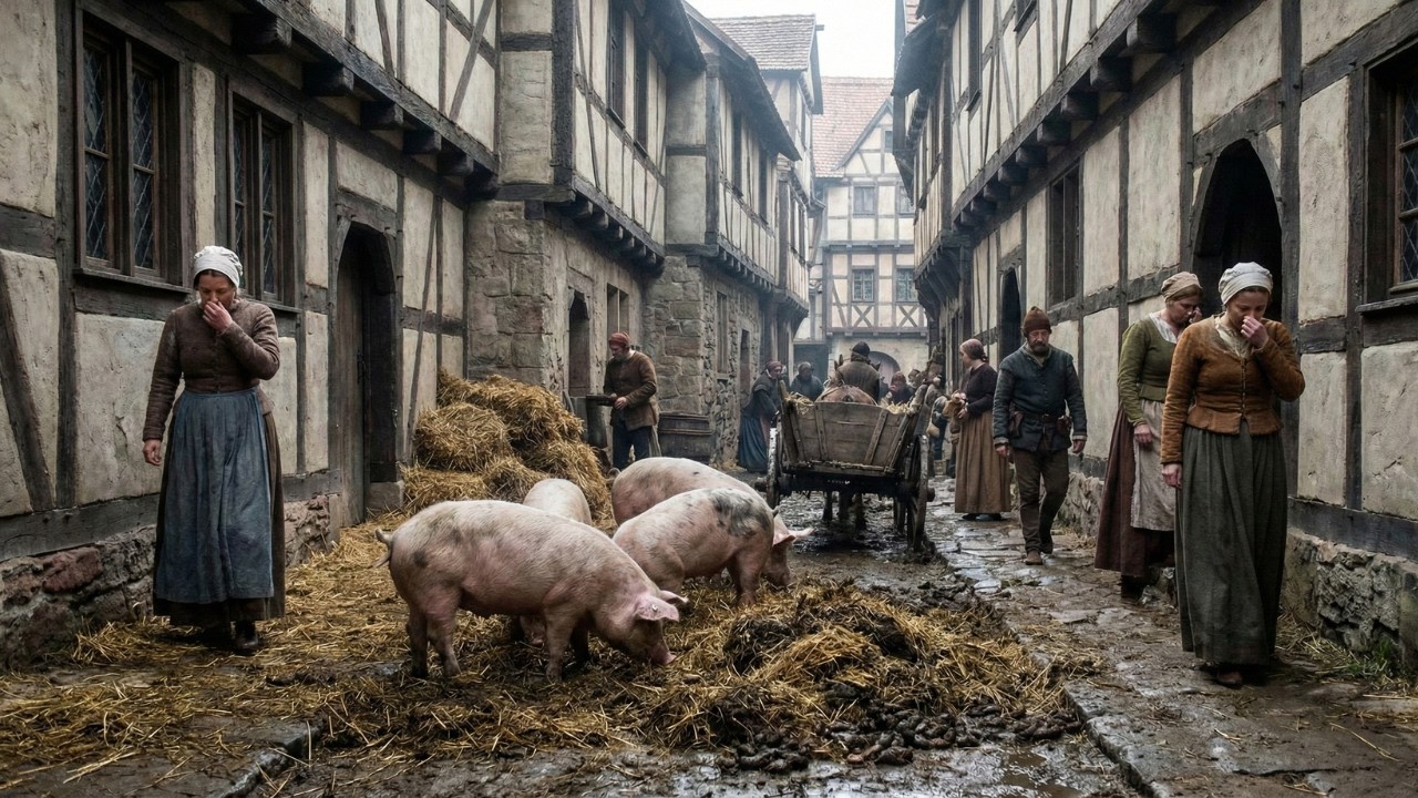 Schweinemist auf der Straße: Warum deutsche Gassen wirklich so schmal waren