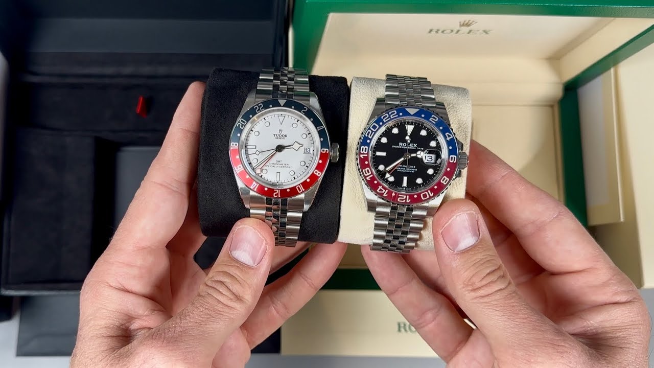 Rolex Pepsi vs. Tudor Pepsi: GMT-Master 2 126710BLRO vs. Black Bay GMT Opaline