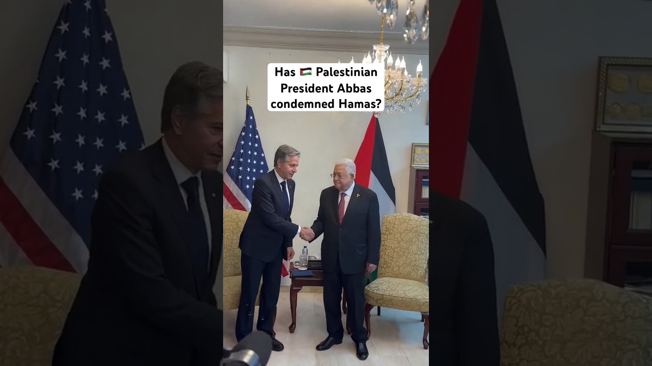 🇵🇸 Palestinian  President Mahmoud Abbas: Hamas&rsquo;s actions don&rsquo;t represent the Palestinian people