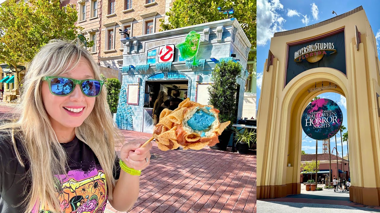 FIRST LOOK at HHN 33 NEW Ghostbusters Food | Halloween Horror Nights 2024 Park & Scare Zone Update
