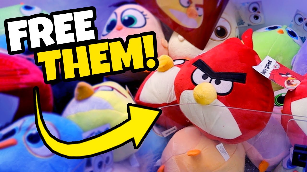 FIRE These Angry Birds OUT of the Claw Machine!