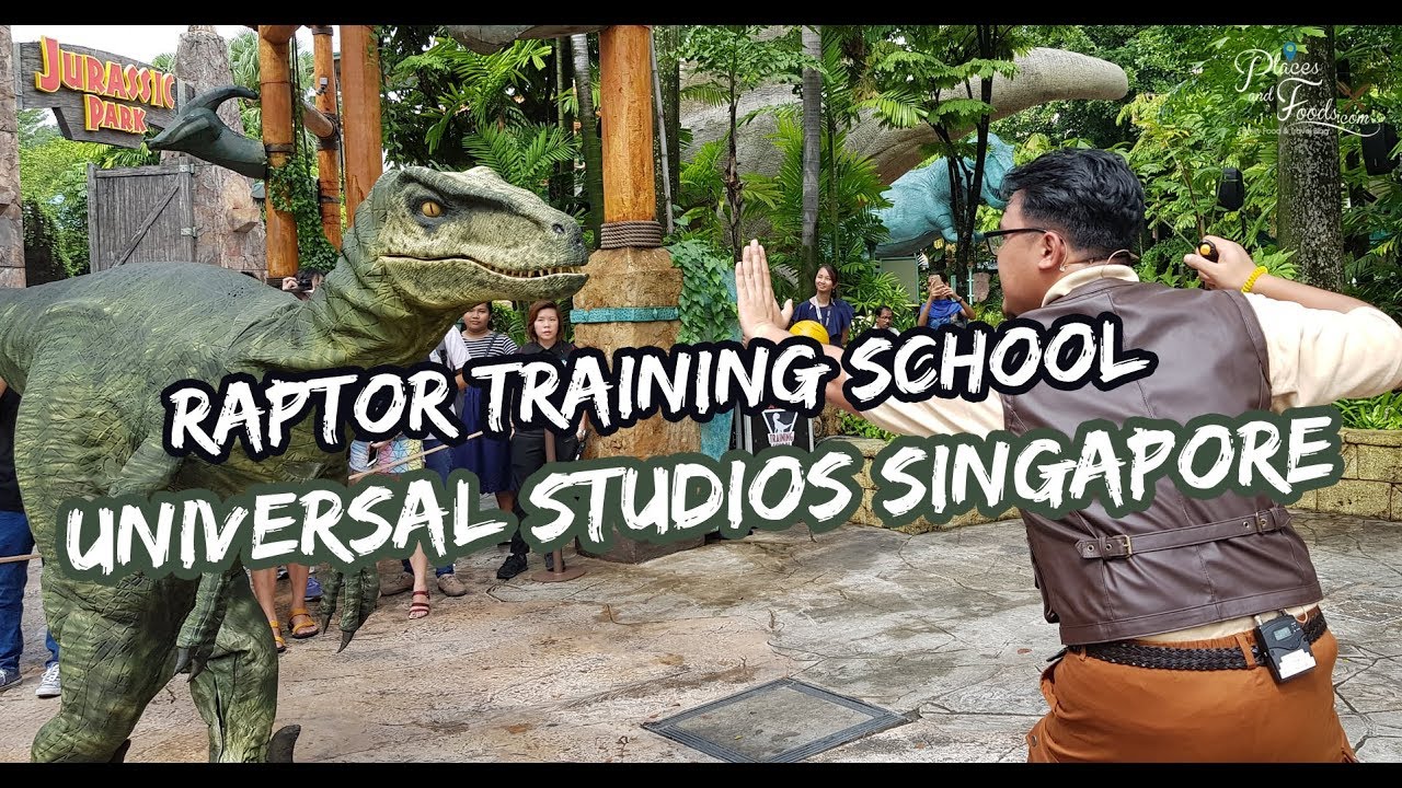Raptor Training School in Universal Studios Singapore