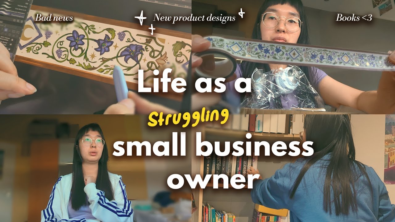 Dealing with life & art 🌱 #smallbusinessdiaries