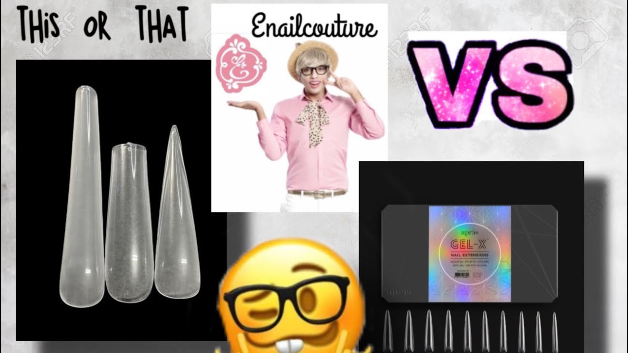 Let's Compare | APRES GEL X XXL Stiletto VS ENC 5XL Stiletto | Sculpted VS Tapered & MORE!!