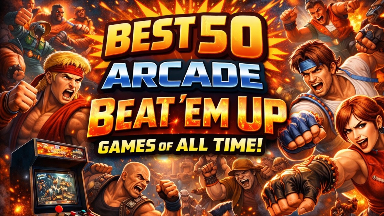 Top 50 Arcade Beat 'em up Games of all time | Best Beat 'em up Arcade Games