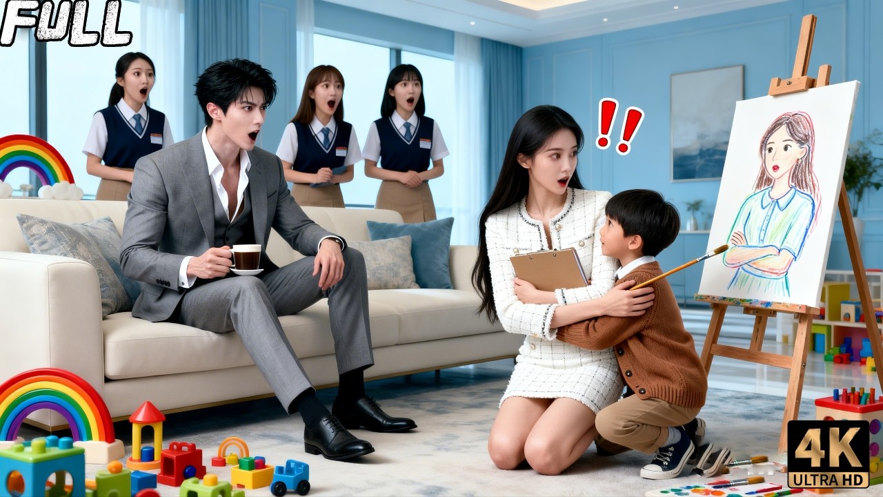 No one could reach his autistic son… until the tutor came! The child hugged her💘 CEO fell🔥