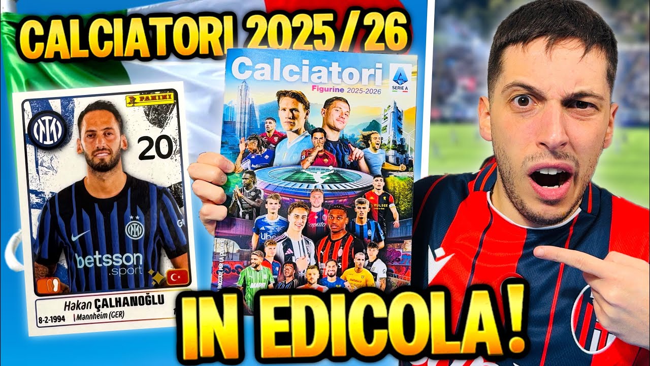 🇮🇹⚽️IN EDICOLA! CALCIATORI PANINI 2025/26! - Unboxing STARTER PACK