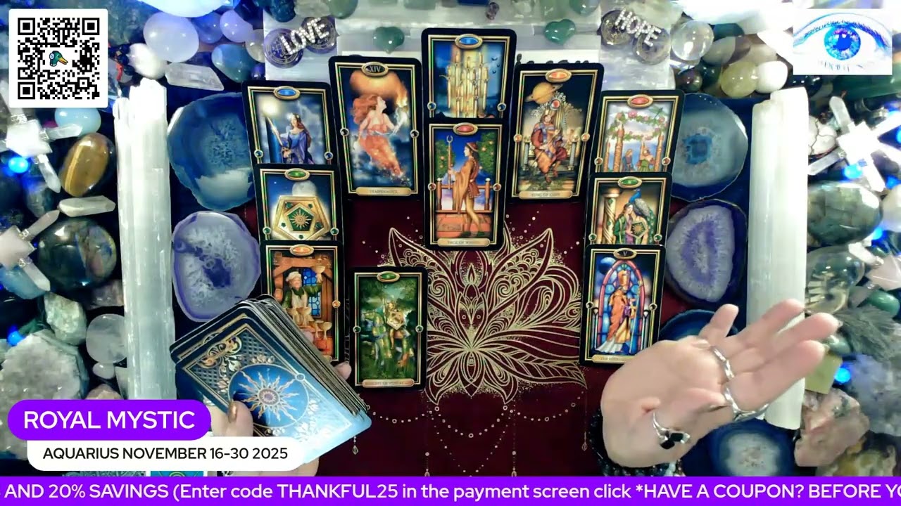 AQUARIUS NOVEMBER 16~30 2025 MONEY IN THE BANK STOPS NEGATIVE ENERGY & THE SUN ALIGNS NEW BEGINNINGS