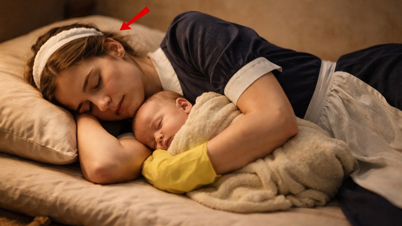 IL BAMBINO MILIONARIO DORMIVA SUL PAVIMENTO.FINCHÉ LA DONNA DELLE PULIZIE GLI OFFRÌ IL SUO MATERASSO