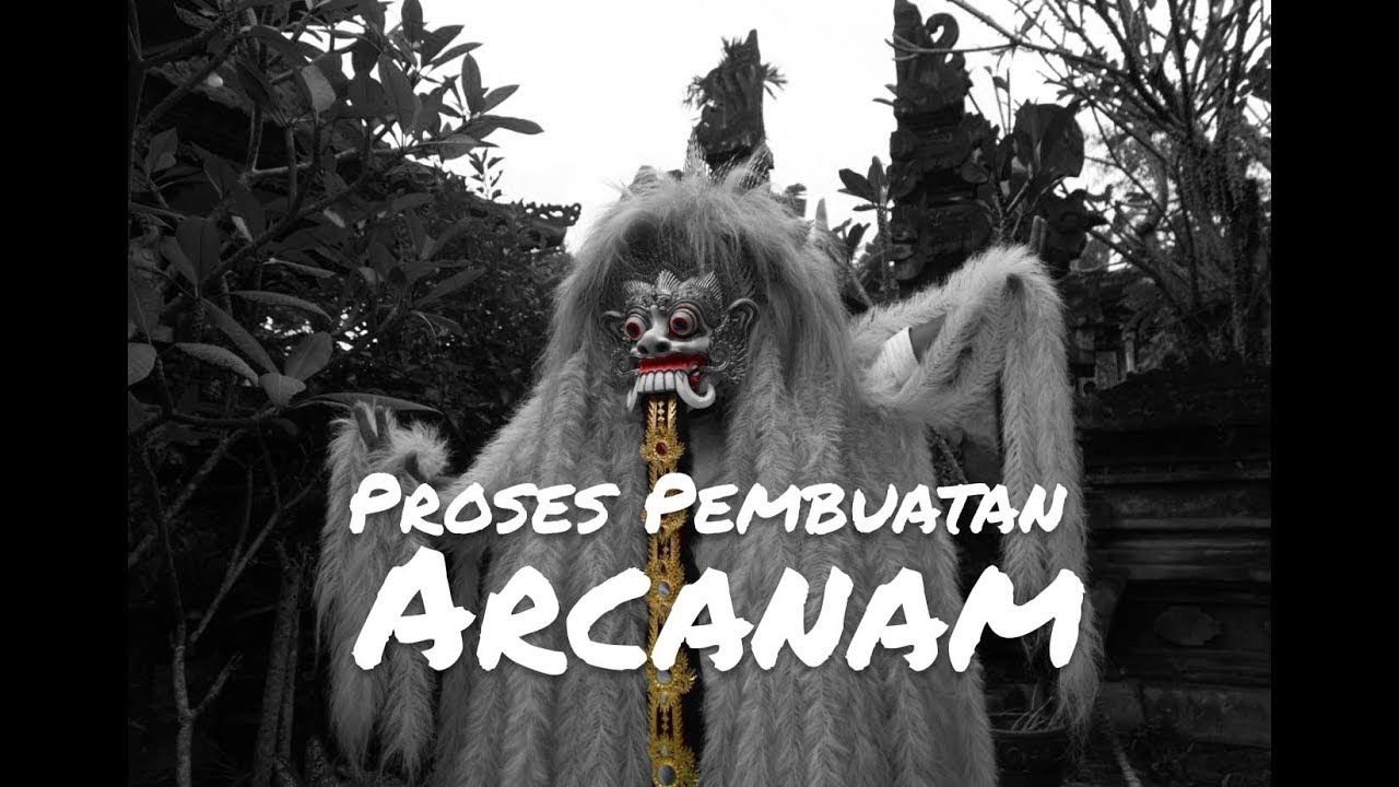 Arcanam Barong dan Rangda dari Kayu Jepun Ratusan Tahun di Desa Adat Padpadan, Gianyar, Bali