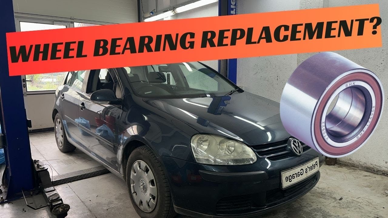 Замена переднего ступичного подшипника VW Golf 5