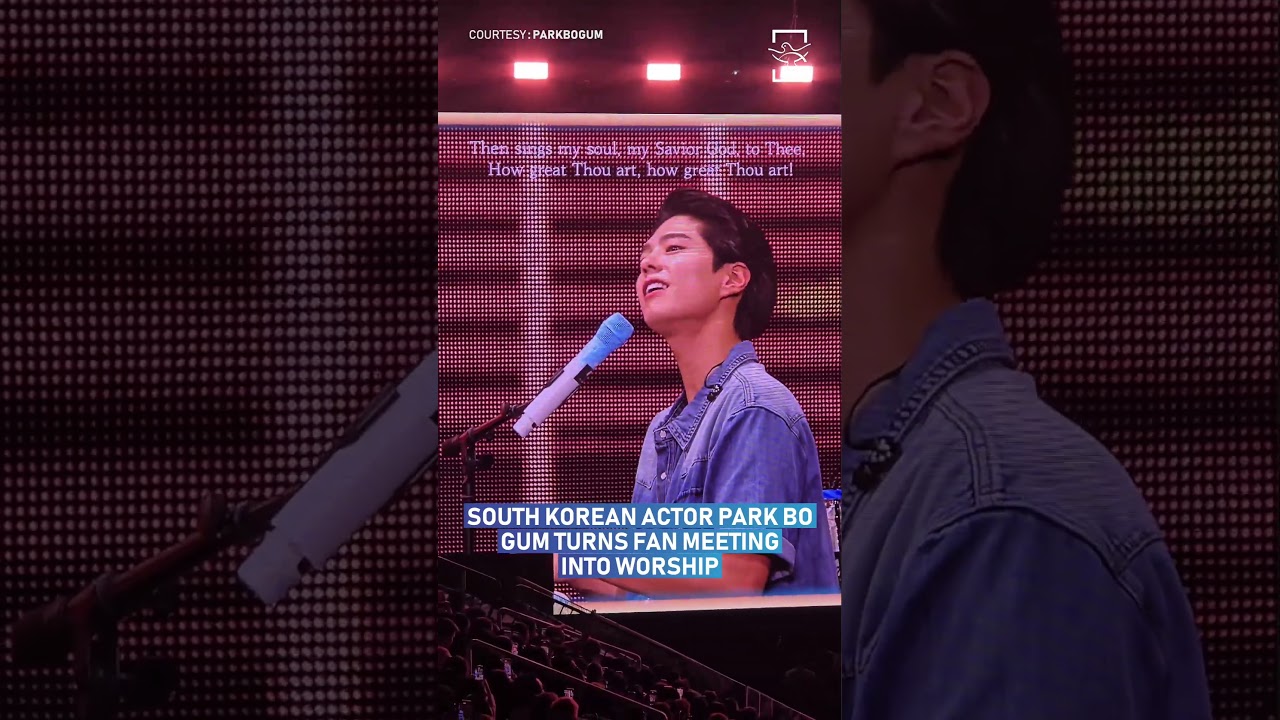 South Korean Actor Park Bo Gum Turns Fan Meeting into Worship