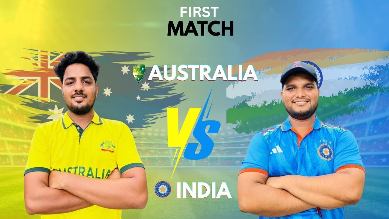 India vs Australia 1st match 🏏❤️. What a thrilling match 😱