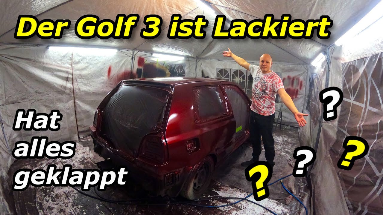 Golf 3 Neulackierung, der nächste versuch, hat diesmal alles geklappt?