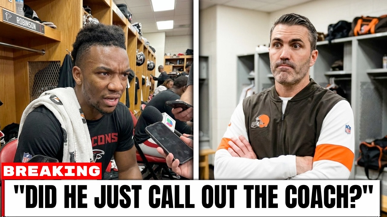 Bijan Robinson Puts Stefanski on the Spot in Locker Room Showdown