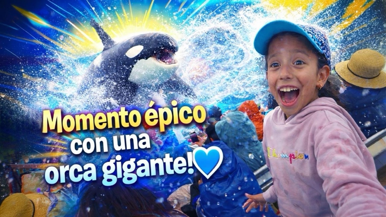 No lo vimos venir… la orca nos lanzó agua 🐳💦