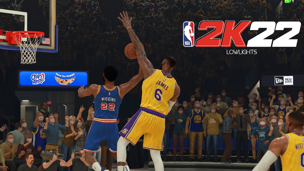 Lebron James Chase-down Block and Game Winner versus Warriors! | NBA 2K22 Lowlights