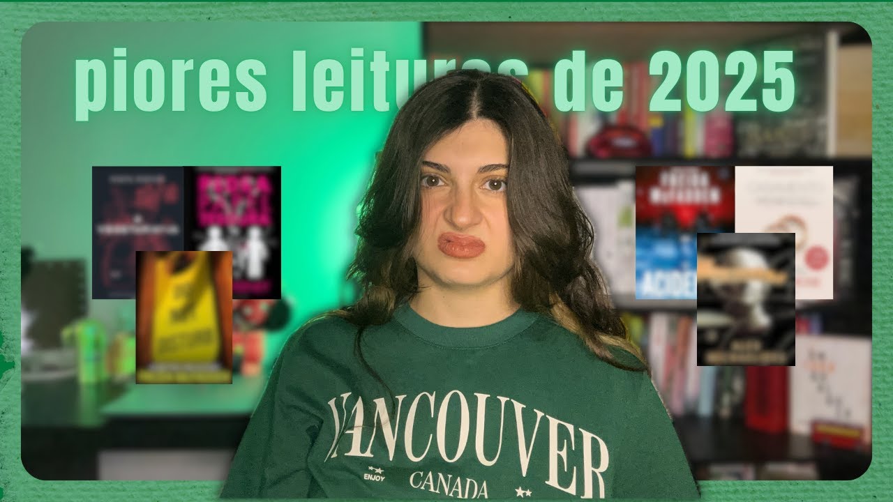 minhas PIORES leituras de 2025