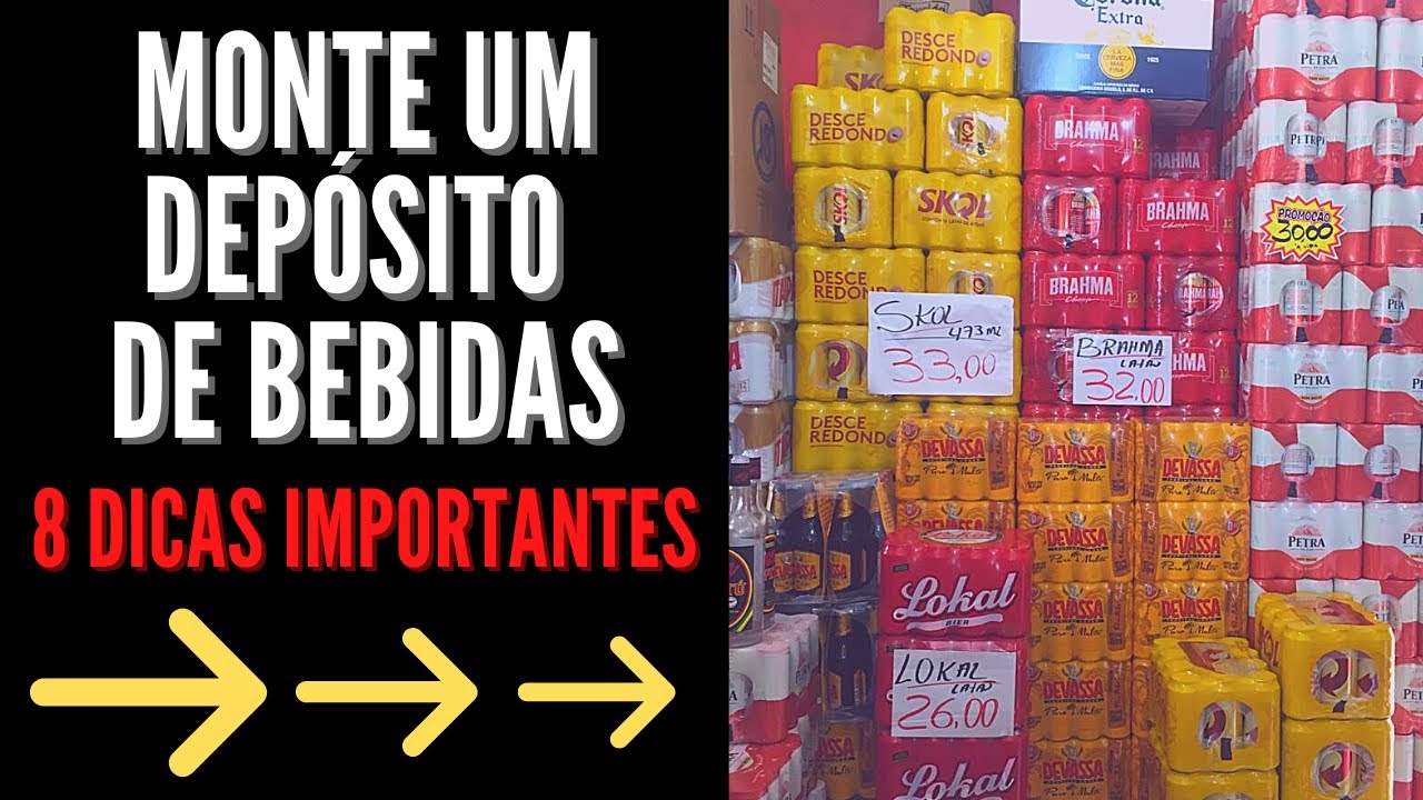 Como montar um depósito de bebidas