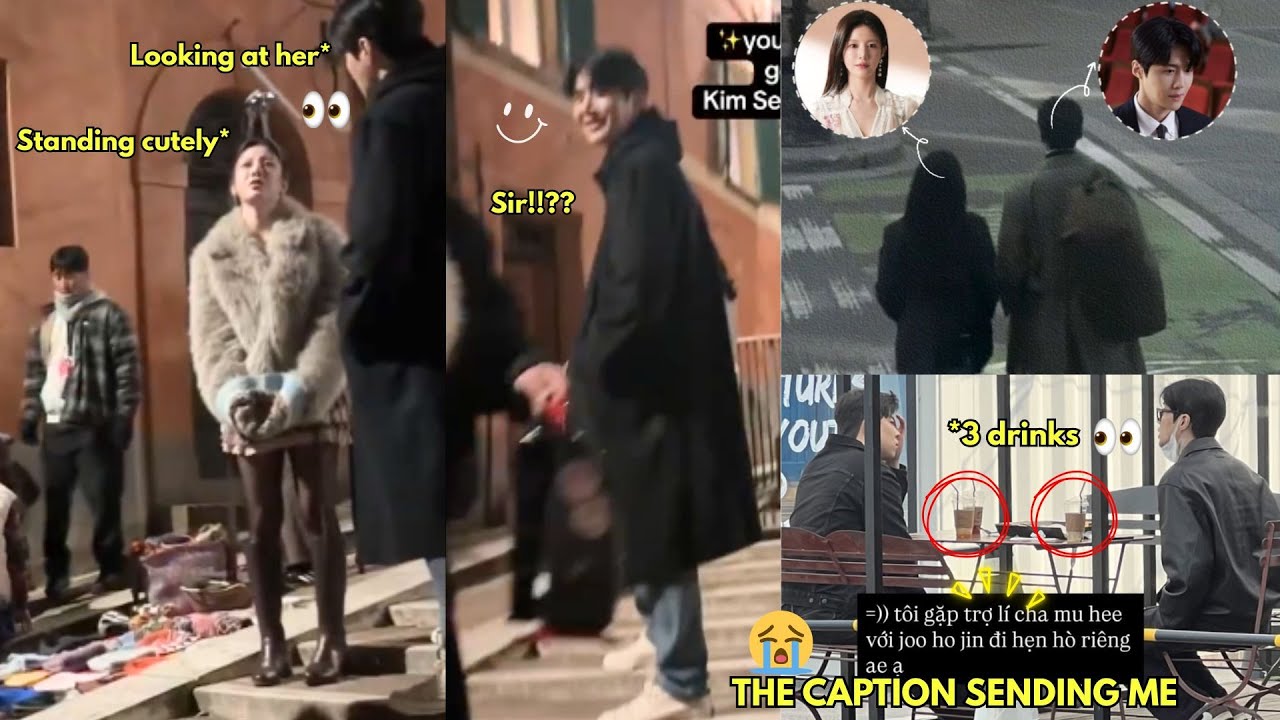 Kim Seonho smiling softly as he watches Go Younjung receive chocolate🥹 Going on a “private date?”👀